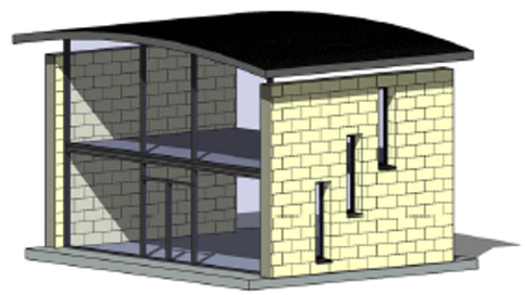 Visualisation d'un projet d'ilot compact 